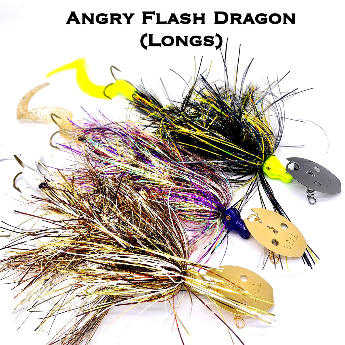 Big 'Bass'Tard Flash Firetiger - Blackfly Lures