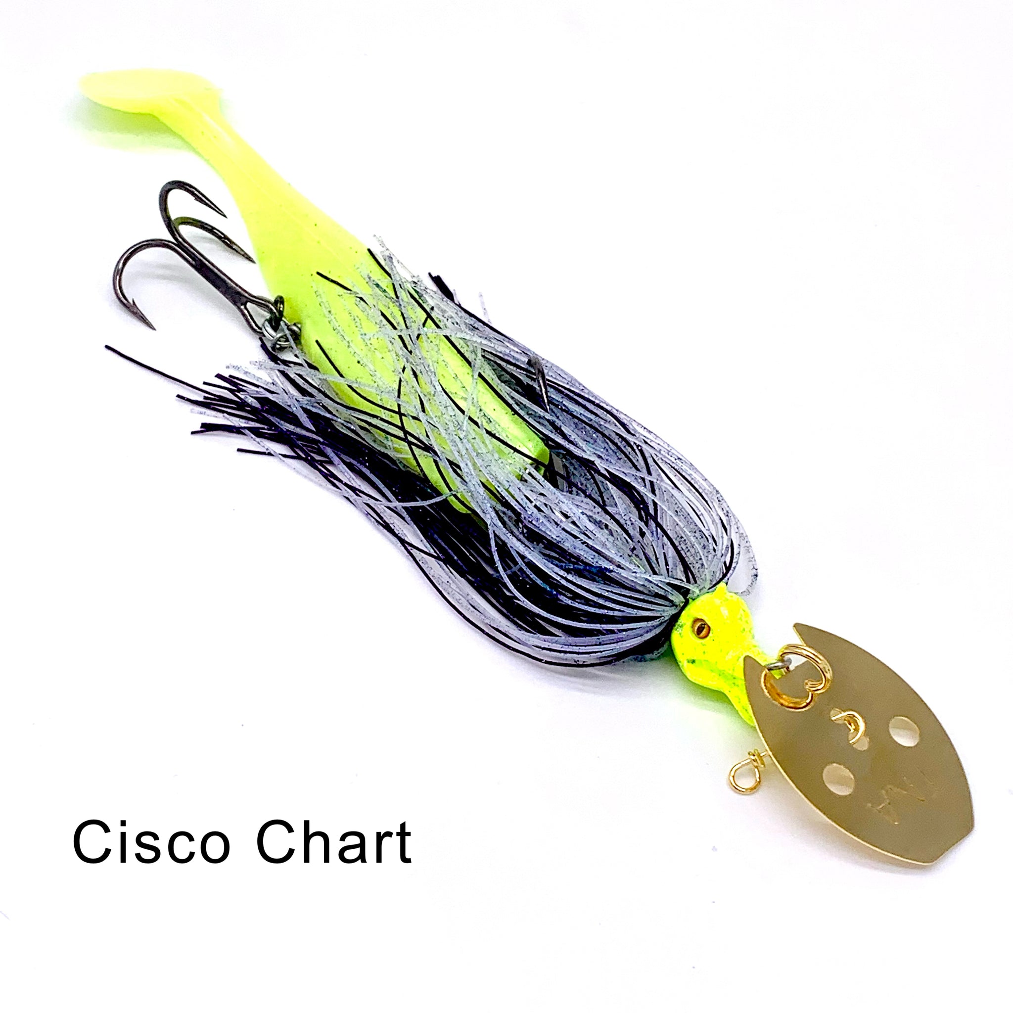 Venom Lures Slingblade GP/Chart Willow Gold 3/8